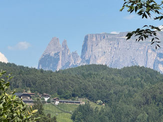 wunderbares Panorama auf die Dolomiten