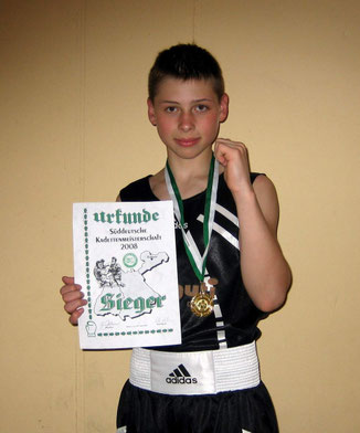 süddeutscher Meister 2008, Jens Ruppaner