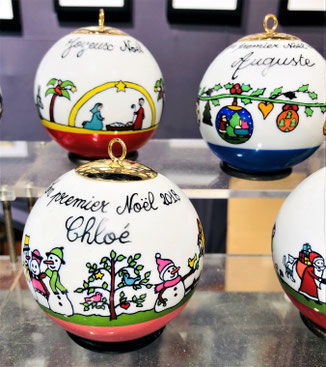 Boule de Noel personnalisable Dulin 