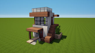 minecraft tiny modern house download 