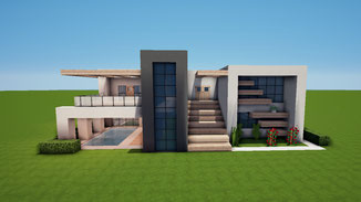 minecraft large modern house download 