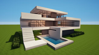 minecraft modern large house download 