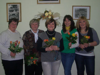 Petra Müller, Rosemarie Kiwitz, Kathrin Kiwitz, Katrin Perschke, Julia Wollny, Mandy Gilbrich- Preusche (abwesend)