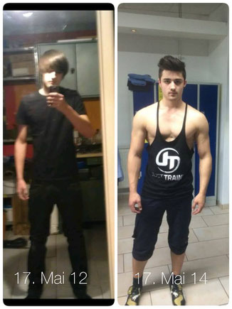 17. Mai 2014 - 2 Jahre regelmäßiges Training und knappe 20kg mehr Körpergewicht