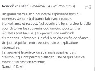 Avis google david capraro energeticien soin à distance par téléphone