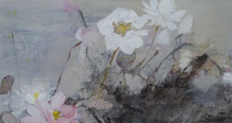 在别处 ELSEWHITHER  93X175CM 布面油画  OIL ON CANVAS 2011 (收藏于法国 COLLECTED IN FRANCE)