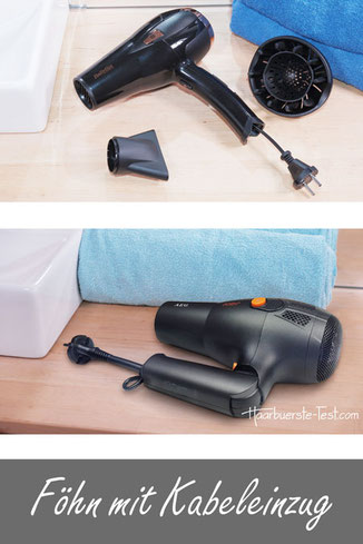 Föhn mit Kabeleinzug: Praxistests, Erfahrungen, Bilder - Praxis Tests!