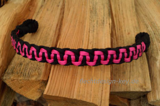 Stirnriemen, Stirnband geflochten aus Paracord für Pferde