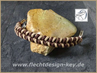 Flaches Sidepull-Nasenband aus Paracord geflochten