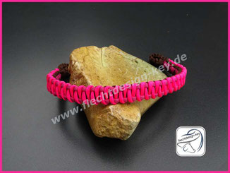 Stirnriemen aus Paracord, Stirnband geflochten