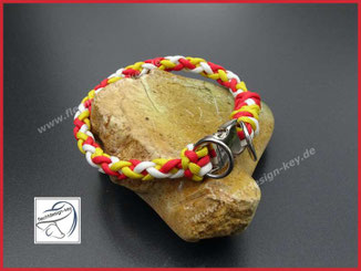 Paracord Hundehalsband mit Steckschnalle