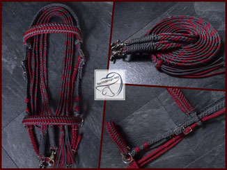 Paracord Sidepull, gebisslose Flechttrense