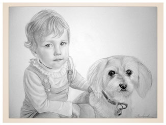 inna-bredereck-auftragsmalerei-familienportrait-kunstwerk-portraitzeichnungen-kind-hund-halsband