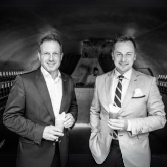 v.l.n.r.: Andreas Gfrerer (Art Hotel Blaue Gans), Michael Brauneis