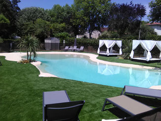Piscine Camping Gers - Le lagon Camping de l'Arros
