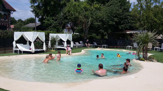 Piscine Camping Gers - Le lagon Camping de l'Arros