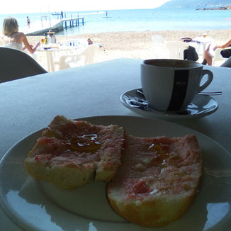 Pan y tomate in Can Parot Toni