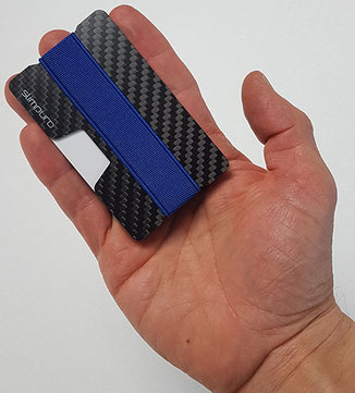 Kartenetui RFID Schutz Test: Slimpuro Test - Slim Wallet aus Carbon