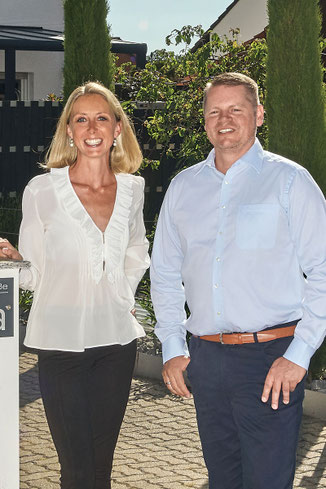 Angela Wahl und Sascha Brenner sind Immobilienmakler Schifferstadt