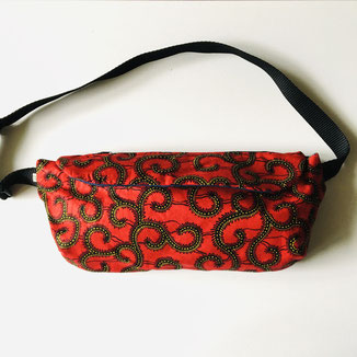 Banane wax jean upcyclé rouge