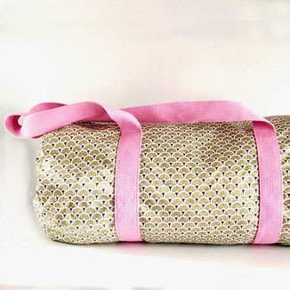    Sac polochon doré  