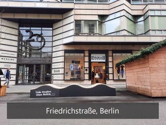 Parklets and Benches - Friedrichstraße Berlin