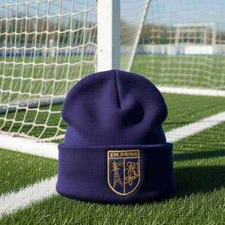 Gebreide beanie muts laten maken met logo