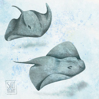 Aquarell Watercolor Rochen