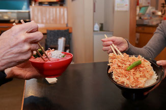 焼津市みなと家かき揚げ丼