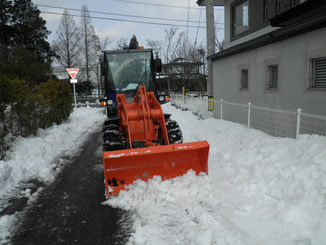 市道除雪写真