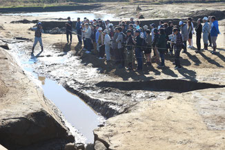 高木遺跡（阿武隈時報掲載写真）