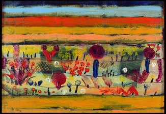 Paul Klee, Garten i.d. Ebene I, (c)Foto: Stiftung Sammlung Ziegler