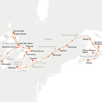 Von Milwaukee nach Halifax mit HANSEATIC inspiration INS2730