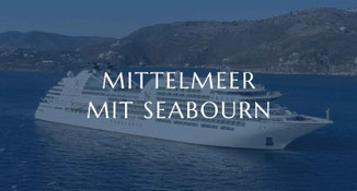 Ein Schiff von Seabourn im Mittelmeer