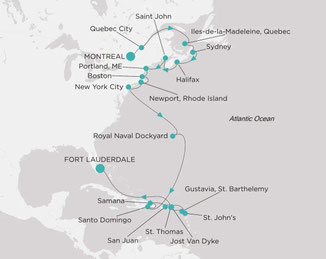 Von Montreal nach Fort Lauderdale mit Crystal Symphony