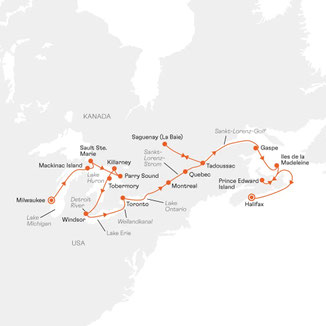 Von Milwaukee nach Halifax mit HANSEATIC inspiration INS2718