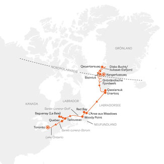 Von Kangerlussuaq nach Toronto mit HANSEATIC inspiration INS2713