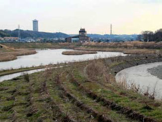 横浜市・境川遊水地公園全景