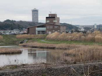 県立境川遊水地公園の情報センター