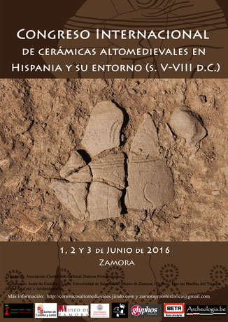 Cartel del congreso Cerámicas Altomedievales Hispania y su entorno