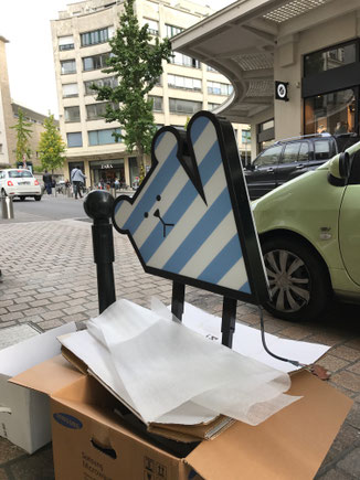 L'enseigne drapeau