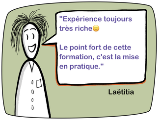 "Expérience toujours très riche🙂 Le point fort de cette formation, c'est la mise en pratique."