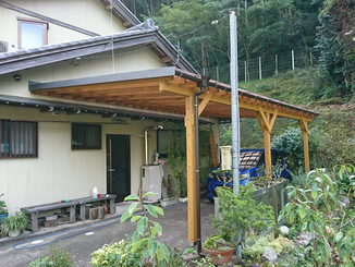 木製カーポート