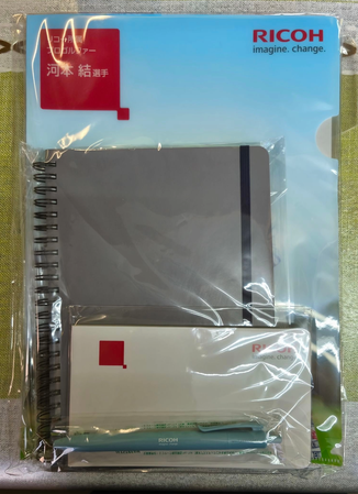 賞品：クリアファイル、ノート、ペンセット