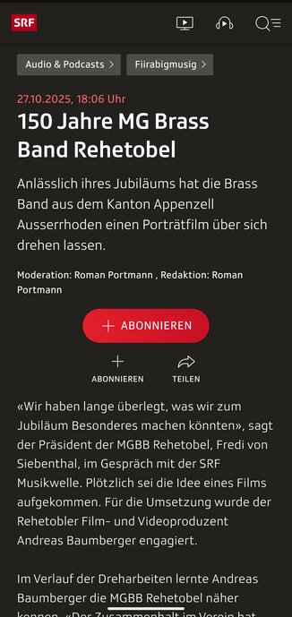 Fredi war beim Radio