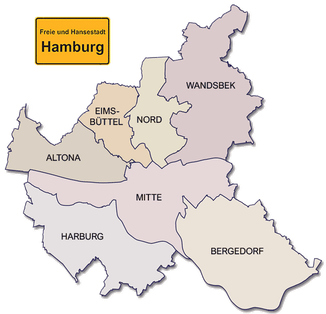 Bezirke in Hamburg