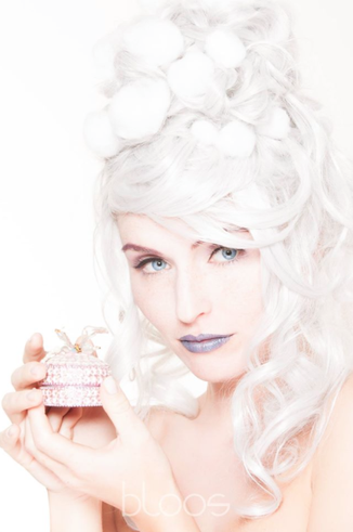 Haare & Make-up / Schülerin: Céline F. Model: Eisprinzessin Sarah M. Produktion: bloos Make-up & Hair Academy Foto: Markus Thiel