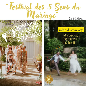 Festival des 5 Sens du Mariage - 22 Septembre 2024