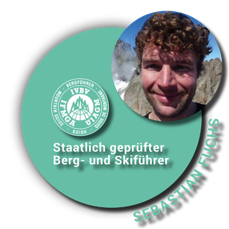Sebastian Fuchs stattlich geprüfter IVBV Bergführer & Skiführer aus dem AMICAL ALPIN Team