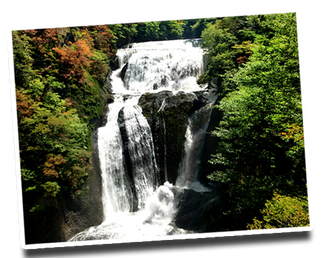 袋田の滝 悠久の宿 滝美館 夏の袋田の滝